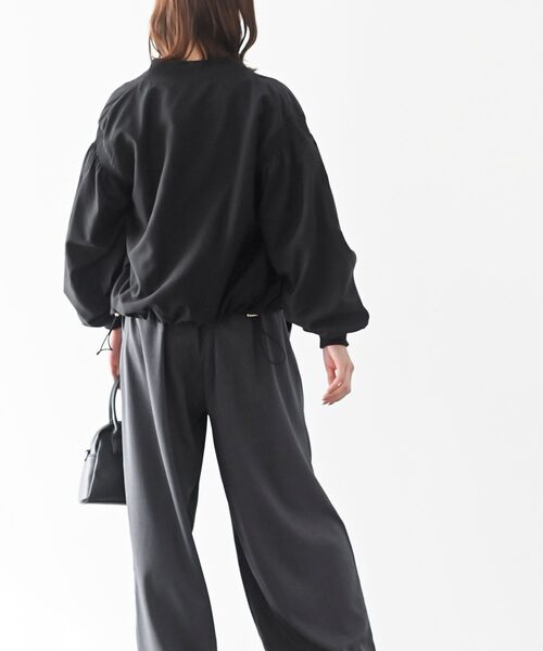 rps（アールピーエス）の「袖シャーリングＭＡ－１（MA-1・レディース・ブラック/グレー/カーキ・フリー）」の14枚目の写真