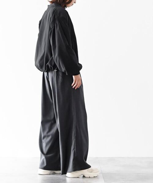 rps（アールピーエス）の「袖シャーリングＭＡ－１（MA-1・レディース・ブラック/グレー/カーキ・フリー）」の15枚目の写真