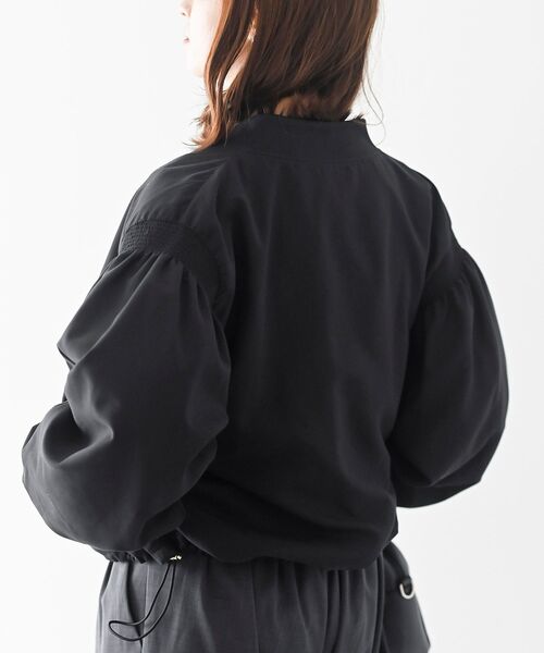 rps（アールピーエス）の「袖シャーリングＭＡ－１（MA-1・レディース・ブラック/グレー/カーキ・フリー）」の17枚目の写真