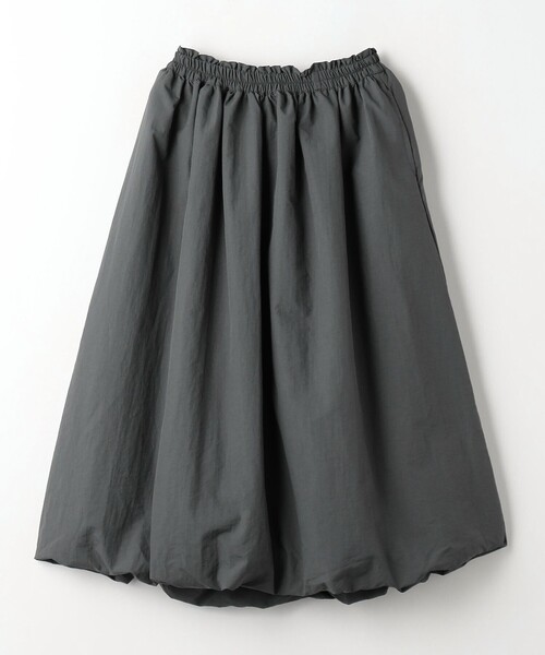 green label relaxing(グリーンレーベルリラクシング)の「【別注】<Pluckys>TJ バルーンスカート / キッズ 140cm-160cm(スカート・キッズ・ブラック/ダークグレー・140cm/160cm/150cm)」の3枚目の写真