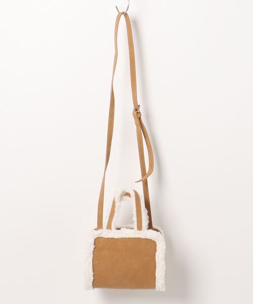 Mignonjour（ミニョンジュール）の「Mignonjour/ムートン風2wayバッグ M2590（ハンドバッグ・レディース・ブラウン・FREE）」の9枚目の写真