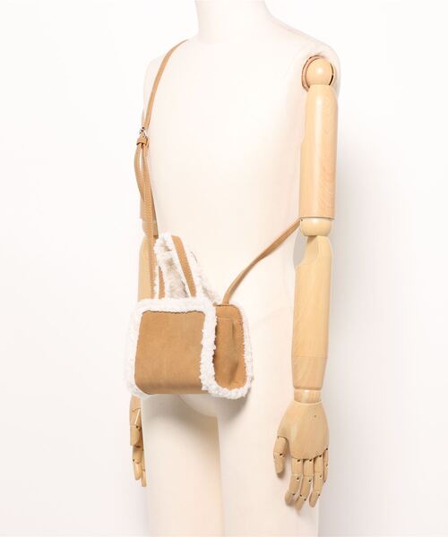 Mignonjour（ミニョンジュール）の「Mignonjour/ムートン風2wayバッグ M2590（ハンドバッグ・レディース・ブラウン・FREE）」の13枚目の写真