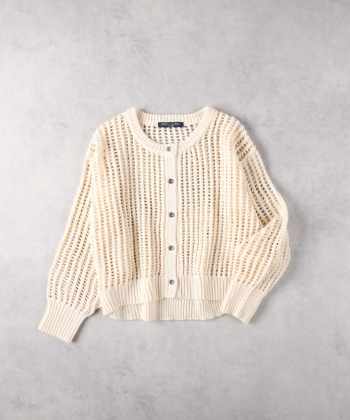 Right-on（ライトオン）の「【HONEYSUCKLE ROSE】スパンコールカーデレイヤード（アンサンブル・レディース・ダークグレー/オフホワイト・M/L/XL/S）」の11枚目の写真