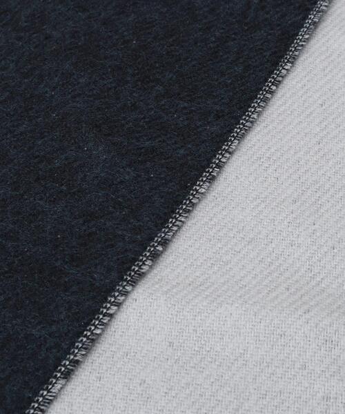 THE SHOP TK （ザ ショップ ティーケー ）の「◆リバーシブルマフラー（ストール/ショール・レディース・ライトグレー系6/チャコール/オレンジ系その他5・00）」の7枚目の写真