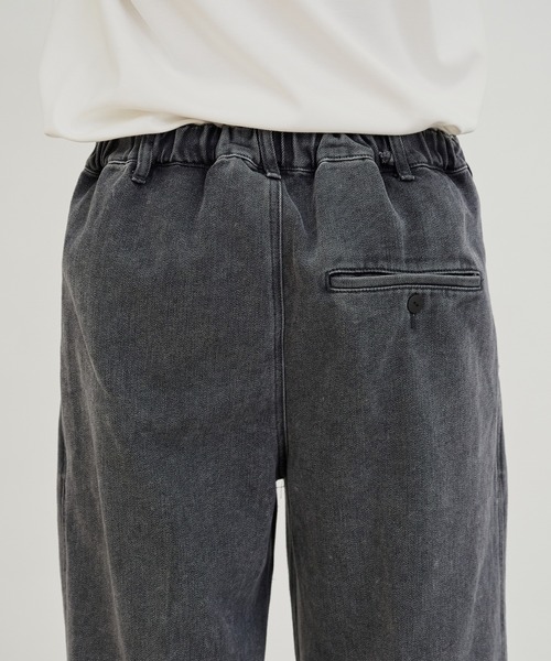 STUDIOUS（ステュディオス）の「【PUBLIC TOKYO/パブリックトウキョウ】エバークリースデニムワイドパンツ（デニムパンツ・メンズ・インディゴブルー/ブラック・1/2）」の17枚目の写真