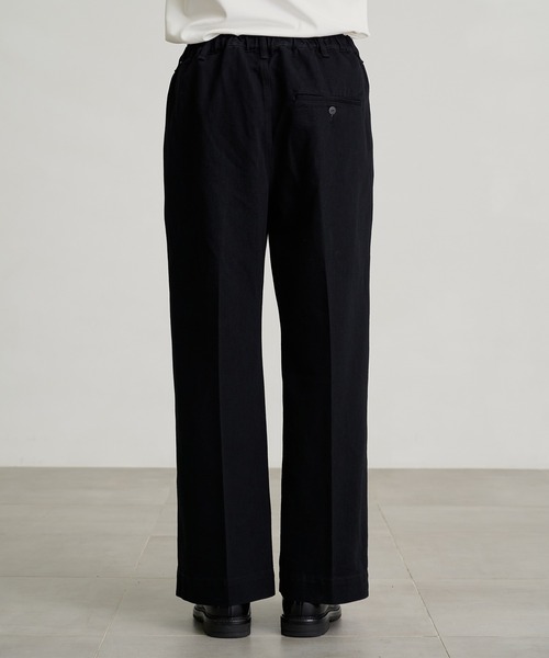 STUDIOUS（ステュディオス）の「【PUBLIC TOKYO/パブリックトウキョウ】エバークリースデニムワイドパンツ（デニムパンツ・メンズ・インディゴブルー/ブラック・1/2）」の9枚目の写真