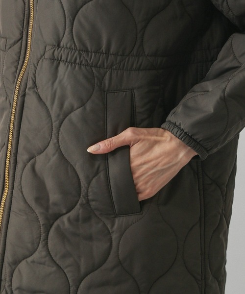 GLOBAL WORK（グローバルワーク）の「ウツクシルエットライトウォームキルトコート/115513（その他アウター・レディース・カーキ/ブラック・MEDIUM/LARGE）」の19枚目の写真