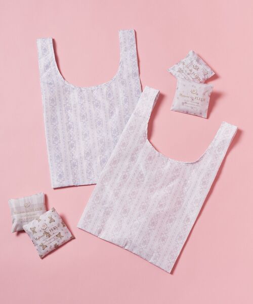 Maison de FLEUR(メゾンドフルール)の「トワルドジュイ調プリントエコバッグ(エコバッグ/サブバッグ・レディース・ピンク系その他3/ブルー系その他7・FREE)」の3枚目の写真