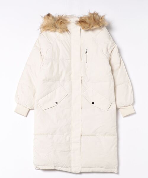 中綿 ファー ロングコート（ダウンジャケット/コート）｜BLANC FICELLE