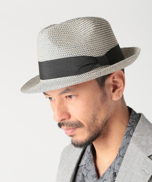 MEN'S BIGI（メンズビギ）の「PAPER FOLDING HAT（ハット・メンズ・ネイビー/ベージュ系その他/ブラック・FREE）」の8枚目の写真