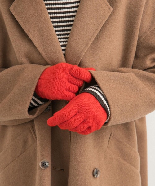 TWEED MILL（ツイードミル）の「TWEED MILL　2PLY Ladies Gloves（手袋・レディース・オートミール/ブルー/グレー/レッド・-）」の5枚目の写真