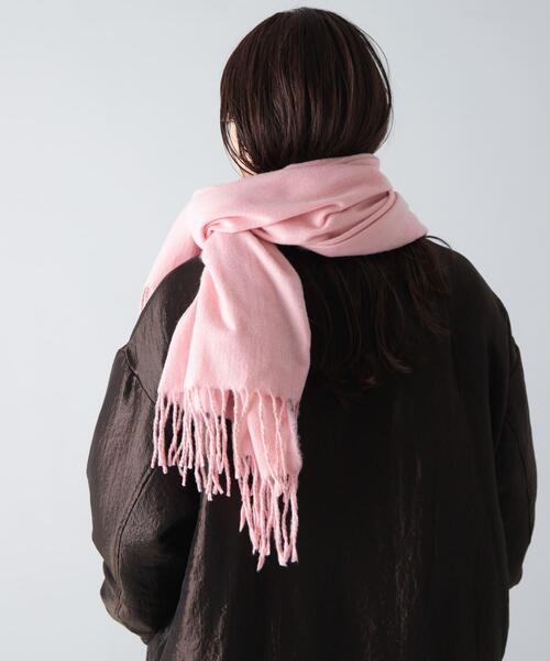 URBAN RESEARCH Sonny Label（アーバンリサーチサニーレーベル）の「カシミヤタッチストール（ストール/ショール・レディース・ブラック/ブラウン/ピンク・ONE）」の14枚目の写真