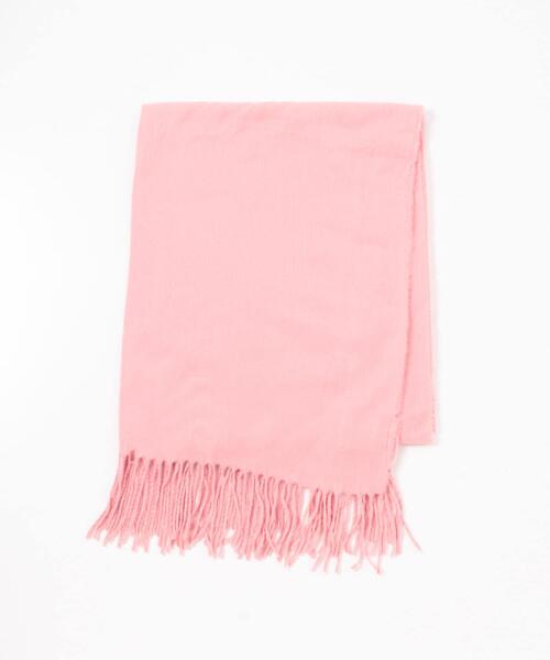 URBAN RESEARCH Sonny Label（アーバンリサーチサニーレーベル）の「カシミヤタッチストール（ストール/ショール・レディース・ブラック/ブラウン/ピンク・ONE）」の13枚目の写真