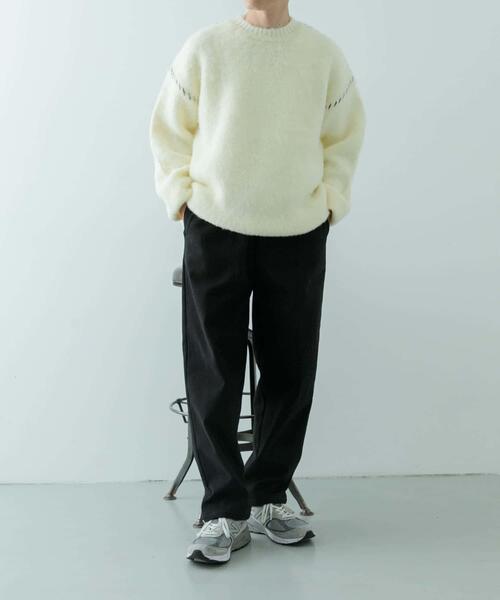ITEMS URBANRESEARCH(アイテムズ アーバンリサーチ)の「裏フリース リラックスチノパンツ(その他パンツ・メンズ・オリーブ/ブラック/ライトベージュ・MEDIUM/LARGE)」の7枚目の写真