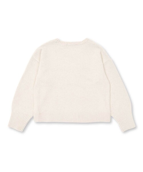 ZIDDY（ジディ）の「ロゴジャガードニット(130~160cm)（ニット/セーター・キッズ・ブラック/オフホワイト・140cm/130cm/150cm/FREE）」の13枚目の写真