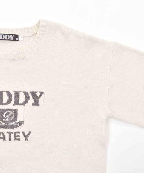 ZIDDY（ジディ）の「ロゴジャガードニット(130~160cm)（ニット/セーター・キッズ・ブラック/オフホワイト・140cm/130cm/150cm/FREE）」の12枚目の写真