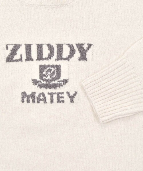 ZIDDY（ジディ）の「ロゴジャガードニット(130~160cm)（ニット/セーター・キッズ・ブラック/オフホワイト・140cm/130cm/150cm/FREE）」の11枚目の写真