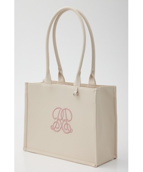 rienda（リエンダ）の「【WEB・一部店舗限定】WRRロゴフェイクレザートートバッグ（トートバッグ・レディース・ブラック/マルチ・FREE）」の14枚目の写真