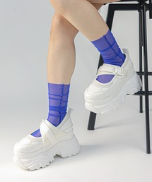 LOVE HUNTER/9.5cm 超厚底 スタイルアップ メリージェーンスニーカー(1901)