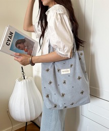 Mignonjour/くまコーデュロイトートバッグ M2596
