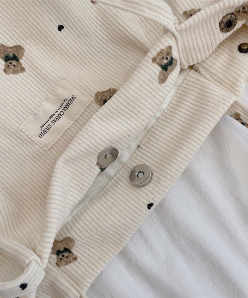 Mignonjour（ミニョンジュール）の「Mignonjour/くまコーデュロイトートバッグ M2596（トートバッグ・レディース・ベージュ/ホワイト/ブルー/ピンク・FREE）」の9枚目の写真