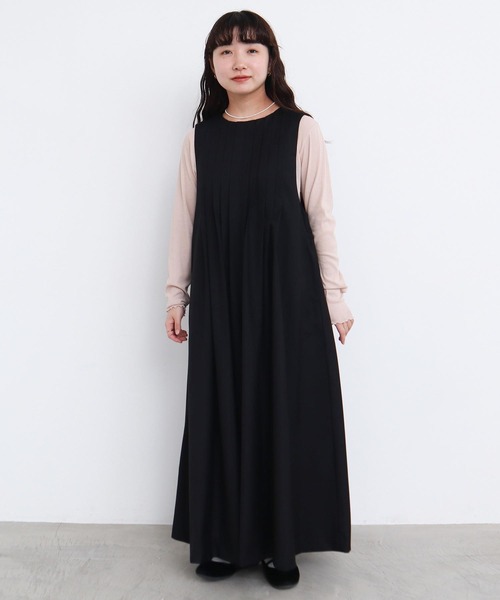 l'atelier du savon（アトリエドサボン）の「TRプリーツタックノースリ