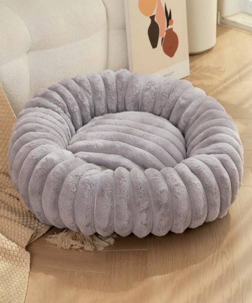 ペットクッション 40cm ラウンド型 楽天市場】クッション 椅子 イス 円座 丸形 ふわふわ ペット 犬