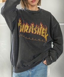 THRASHER（スラッシャー）の「POWDER BREACH CREW SEWATスラッシャーウォッシュライクスウェット（スウェット）」
