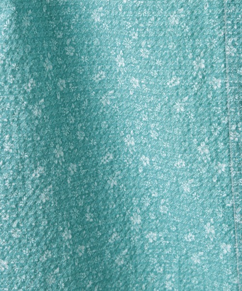 MEN'S BIGI(メンズビギ)の「〈イージーケア/吸水速乾〉エアリーサッカー千鳥フラワープリント七分袖シャツ(シャツ/ブラウス・メンズ・ホワイト系その他/グリーン/イエロー/ネイビー・01/02/03/04)」の19枚目の写真