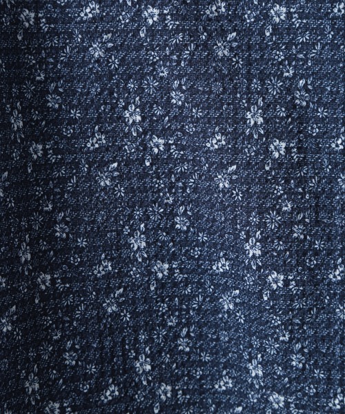 MEN'S BIGI(メンズビギ)の「〈イージーケア/吸水速乾〉エアリーサッカー千鳥フラワープリント七分袖シャツ(シャツ/ブラウス・メンズ・ホワイト系その他/グリーン/イエロー/ネイビー・01/02/03/04)」の20枚目の写真