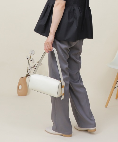 セール】【本革】スクエア ワンハンドル ショルダーバッグ（ショルダー