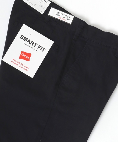 HANES（ヘインズ）の「Hanes/へインズ SMART FIT CHINO PANTS/スマートフィット ストレッチ スリム テーパード ノータック チノパンツ/レディース メンズ（チノパンツ・メンズ・ブラック/ベージュ/カーキ・85/76/88/79/82/91）」の22枚目の写真