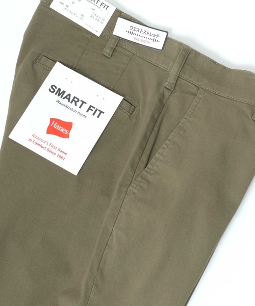 HANES（ヘインズ）の「Hanes/へインズ SMART FIT CHINO PANTS/スマートフィット ストレッチ スリム テーパード ノータック チノパンツ/レディース メンズ（チノパンツ・メンズ・ブラック/ベージュ/カーキ・85/76/88/79/82/91）」の20枚目の写真