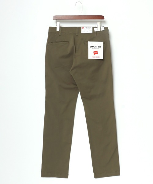 HANES（ヘインズ）の「Hanes/へインズ SMART FIT CHINO PANTS/スマートフィット ストレッチ スリム テーパード ノータック チノパンツ/レディース メンズ（チノパンツ・メンズ・ブラック/ベージュ/カーキ・85/76/88/79/82/91）」の11枚目の写真