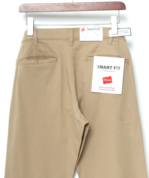 HANES（ヘインズ）の「Hanes/へインズ SMART FIT CHINO PANTS/スマートフィット ストレッチ スリム テーパード ノータック チノパンツ/レディース メンズ（チノパンツ・メンズ・ブラック/ベージュ/カーキ・85/76/88/79/82/91）」の18枚目の写真
