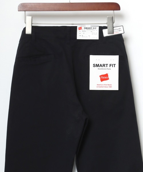 HANES（ヘインズ）の「Hanes/へインズ SMART FIT CHINO PANTS/スマートフィット ストレッチ スリム テーパード ノータック チノパンツ/レディース メンズ（チノパンツ・メンズ・ブラック/ベージュ/カーキ・85/76/88/79/82/91）」の19枚目の写真