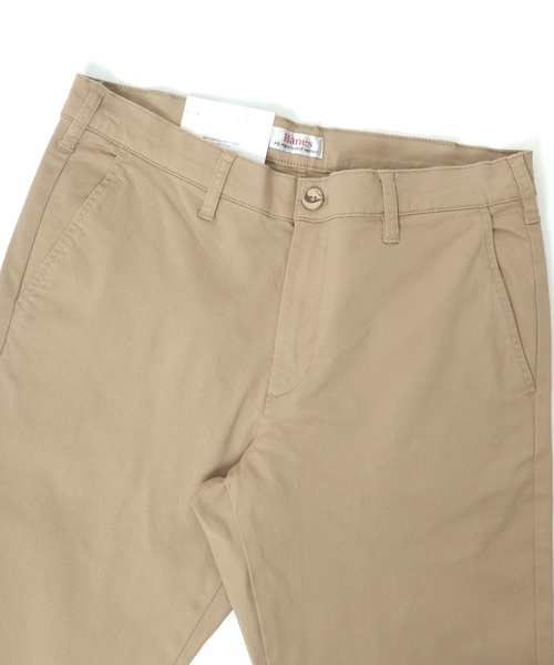 HANES（ヘインズ）の「Hanes/へインズ SMART FIT CHINO PANTS/スマートフィット ストレッチ スリム テーパード ノータック チノパンツ/レディース メンズ（チノパンツ・メンズ・ブラック/ベージュ/カーキ・85/76/88/79/82/91）」の10枚目の写真