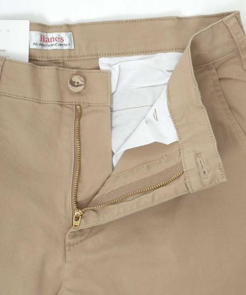 HANES（ヘインズ）の「Hanes/へインズ SMART FIT CHINO PANTS/スマートフィット ストレッチ スリム テーパード ノータック チノパンツ/レディース メンズ（チノパンツ・メンズ・ブラック/ベージュ/カーキ・85/76/88/79/82/91）」の9枚目の写真