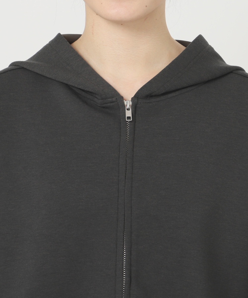 B.C STOCK（ベーセーストック）の「ダンボールドロストフーディ（パーカー・レディース・チャコールグレー/ライトグレー・FREE）」の7枚目の写真