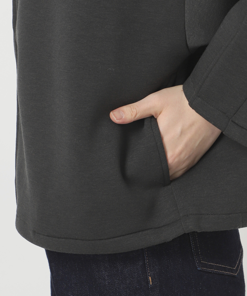 B.C STOCK（ベーセーストック）の「ダンボールドロストフーディ（パーカー・レディース・チャコールグレー/ライトグレー・FREE）」の10枚目の写真