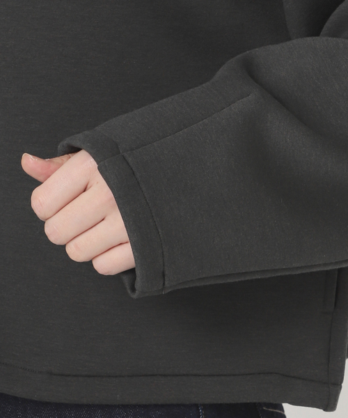 B.C STOCK（ベーセーストック）の「ダンボールドロストフーディ（パーカー・レディース・チャコールグレー/ライトグレー・FREE）」の11枚目の写真