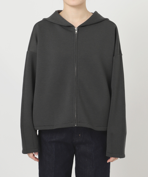B.C STOCK（ベーセーストック）の「ダンボールドロストフーディ（パーカー・レディース・チャコールグレー/ライトグレー・FREE）」の14枚目の写真