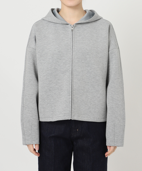 B.C STOCK（ベーセーストック）の「ダンボールドロストフーディ（パーカー・レディース・チャコールグレー/ライトグレー・FREE）」の16枚目の写真