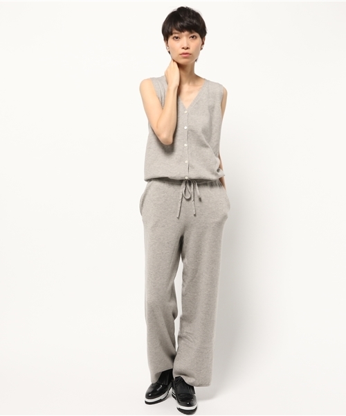 B:MING by BEAMS（ビーミングバイビームス）の「ビーミング by ビームス / ニットサロペット（サロペット/オーバーオール・レディース・ライトグレー/ブラック/チャコールグレー・ONE SIZE）」の3枚目の写真