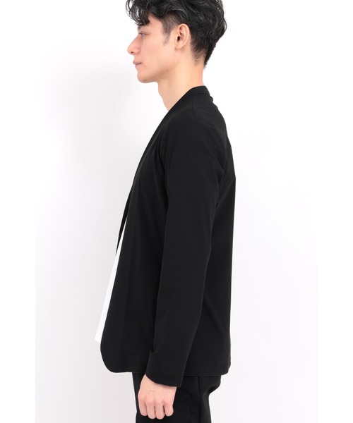 TORNADO MART（トルネードマート）の「TORNADO MART∴ハイテンションノーカラージャケット（ノーカラージャケット・メンズ・ブラック/ネイビー・L/LL/M）」の11枚目の写真
