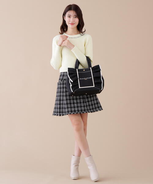 ◇フレームフリルトート大（トートバッグ）｜JILL by JILL STUART（ジルバイジルスチュアート）