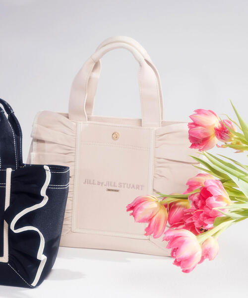 ◇フレームフリルトート大（トートバッグ）｜JILL by JILL STUART（ジルバイジルスチュアート）
