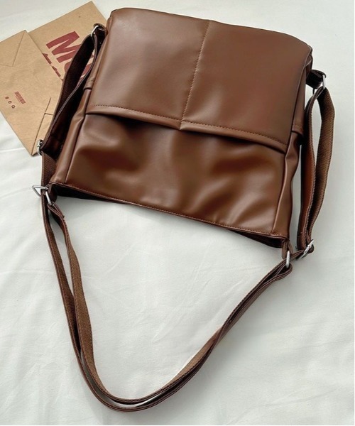 Per sist ence（パーシエンス）の「3WAYソフトフェイクレザーバッグ（ショルダーバッグ・レディース・ブラウン/ホワイト/ブラック・FREE）」の12枚目の写真