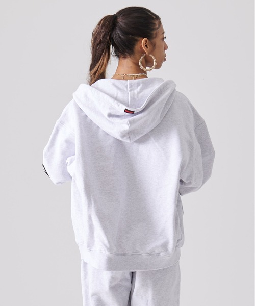 FUBU( フブ)の「FUBU フブ ブランド ロゴ 筆記体 刺繍 フルジップ 長袖 スウェット パーカー フーディー(パーカー・メンズ・ライトブルー/アッシュグレー/ブラック・L/M/XXL/XL)」の16枚目の写真