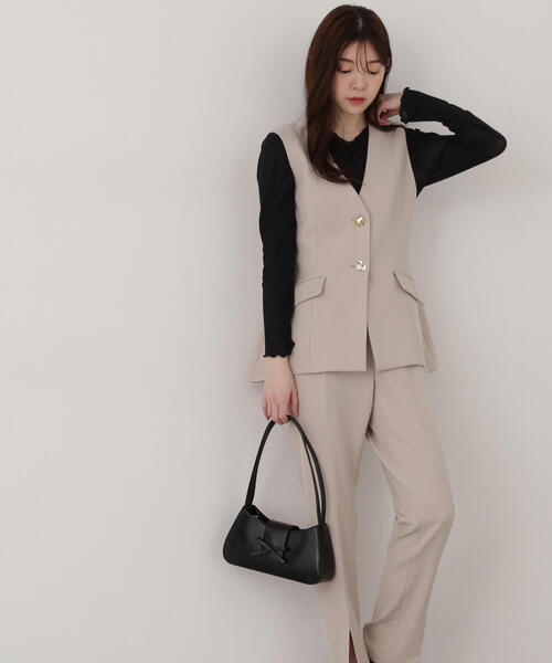 PROPORTION BODY DRESSING(プロポーションボディドレッシング)の「シアーカットソー / 1215160200(Tシャツ/カットソー・レディース・ピンク/ブラック/ホワイト系その他・FREE)」の7枚目の写真